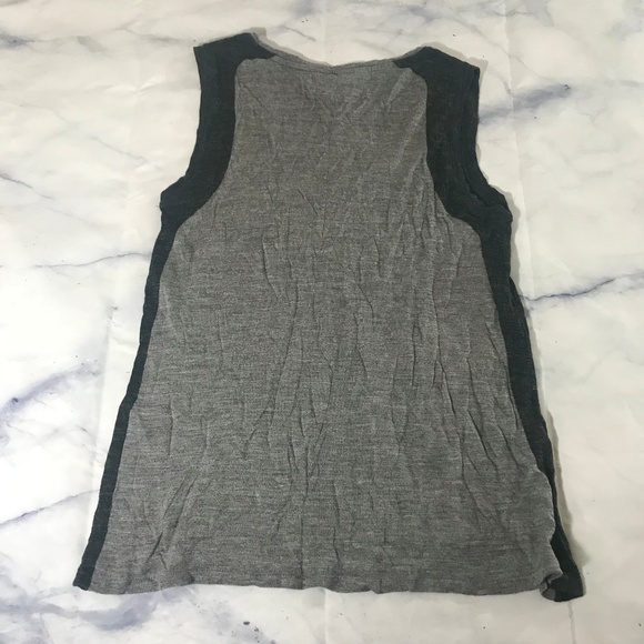 Madewell Grey & Charcoal Anthem Inset Tank Top - Picture 7 of 7